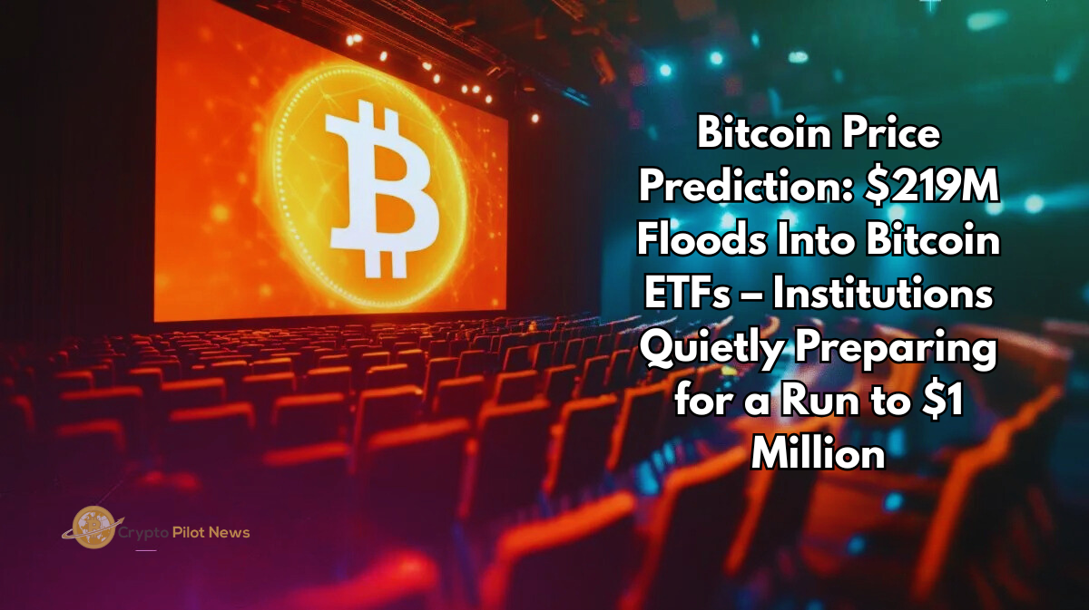 Bitcoin ETFs See $219M Inflow Are Institutions Betting on $1 Million BTC?